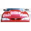 1994-1998 Ford Mustang Duraflex 3" Cowl Hood - 1 Piece - Image 3