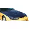 1994-1998 Ford Mustang Duraflex Mach 1 Hood - 1 Piece - Image 1