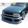 1994-2004 Chevrolet S-10 1995-2004 Blazer Duraflex Drifter Front Bumper - 1 Piece - Image 2