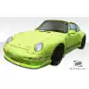 1995-1998 Porsche 911 Carrera 993 C2 C4 Targa Duraflex Club Sport Front Lip Under Spoiler Air Dam - 3 Piece - Image 7