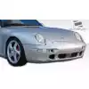 1995-1998 Porsche 911 Carrera 993 Duraflex Turbo Look Front Bumper - 1 Piece - Image 2