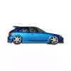 1996-2000 Honda Civic 2DR / HB Duraflex Bomber Side Skirts Rocker Panels - 2 Piece - Image 1