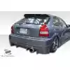 1996-2000 Honda Civic 2dr / 4DR Duraflex Buddy Rear Bumper - 1 Piece - Image 3