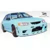 1998-2000 Toyota Corolla Duraflex Bomber Body Kit - 4 Piece - Image 8