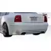 1998-2001 Volkswagen Passat Duraflex RS Look Rear Bumper - 1 Piece (S) - Image 2