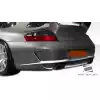 1999-2004 Porsche 911 Carrera 996 C2 C4 997 Duraflex GT-3 RS Conversion Rear Bumper - 1 Piece - Image 3