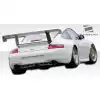 1999-2001 Porsche 911 Carrera 996 C2 C4 Duraflex GT3-R Look Wide Body Rear Fender Flares - 2 Piece - Image 4