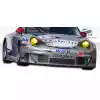 2002-2004 Porsche 911 Carrera 996 C2 C4 Duraflex GT3 RSR Look Wide Body Front Bumper - 1 Piece - Image 3