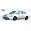 1999-2000 Honda Civic Duraflex Winner Front Bumper - 1 Piece - Image 2