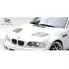 2001-2006 BMW M3 E46 E46 2DR Duraflex GTR Look Hood - 1 Piece - Image 4