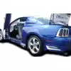 1999-2004 Ford Mustang Couture Polyurethane Demon Rear Fender Flares - 2 Piece - Image 1