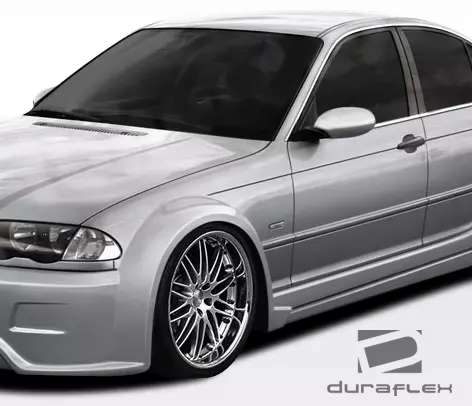 1999-2005 BMW 3 Series E46 4DR Duraflex I-Design Wide Body Kit 8 Piece - Image 22