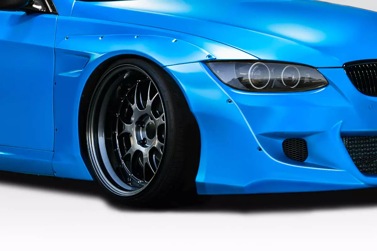 2007-2010 BMW 3 Series E92 E93 2DR Convertible Duraflex RBS Front Fender Flares 2 Piece ( Fits M-Sport Only ) - Image 2