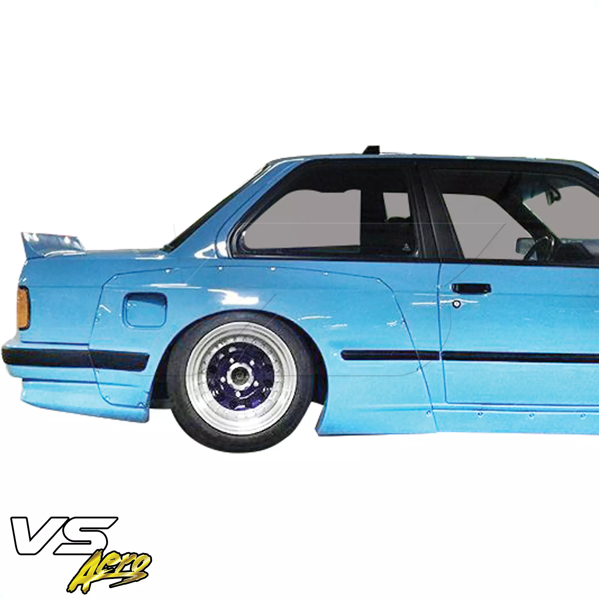 VSaero FRP TKYO Wide Body 75mm Fender Flares (rear) > BMW 3-Series 318i 325i E30 1984-1991> 2dr Coupe - Image 3