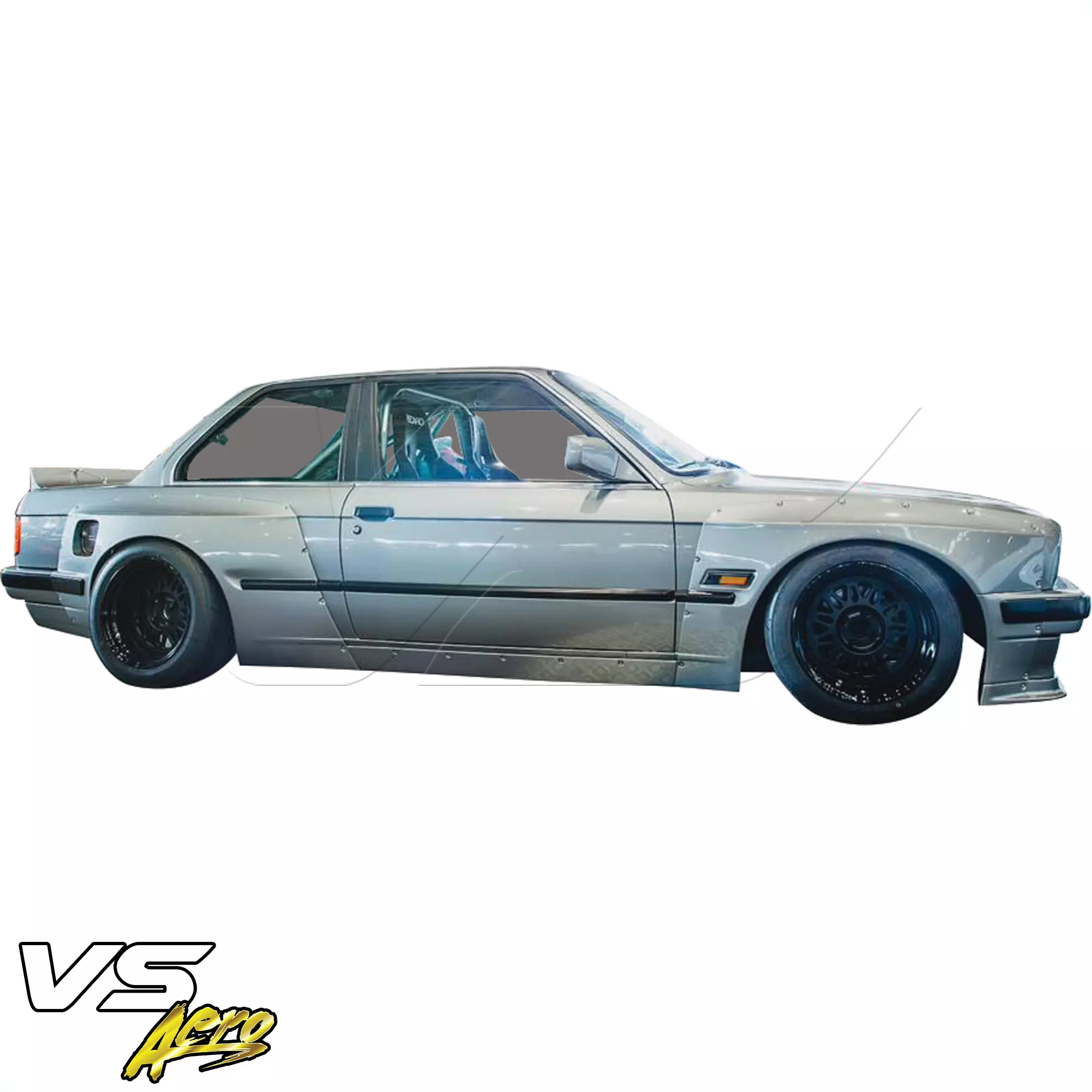 VSaero FRP TKYO Wide Body Kit w Wing 10pc > BMW 3-Series 318i 325i E30 1984-1991> 2dr Coupe - Image 45