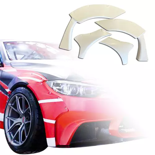 ModeloDrive FRP LBPE Wide Body Fenders (front) 6pc > BMW 4-Series F32 2014-2020 - Image 27