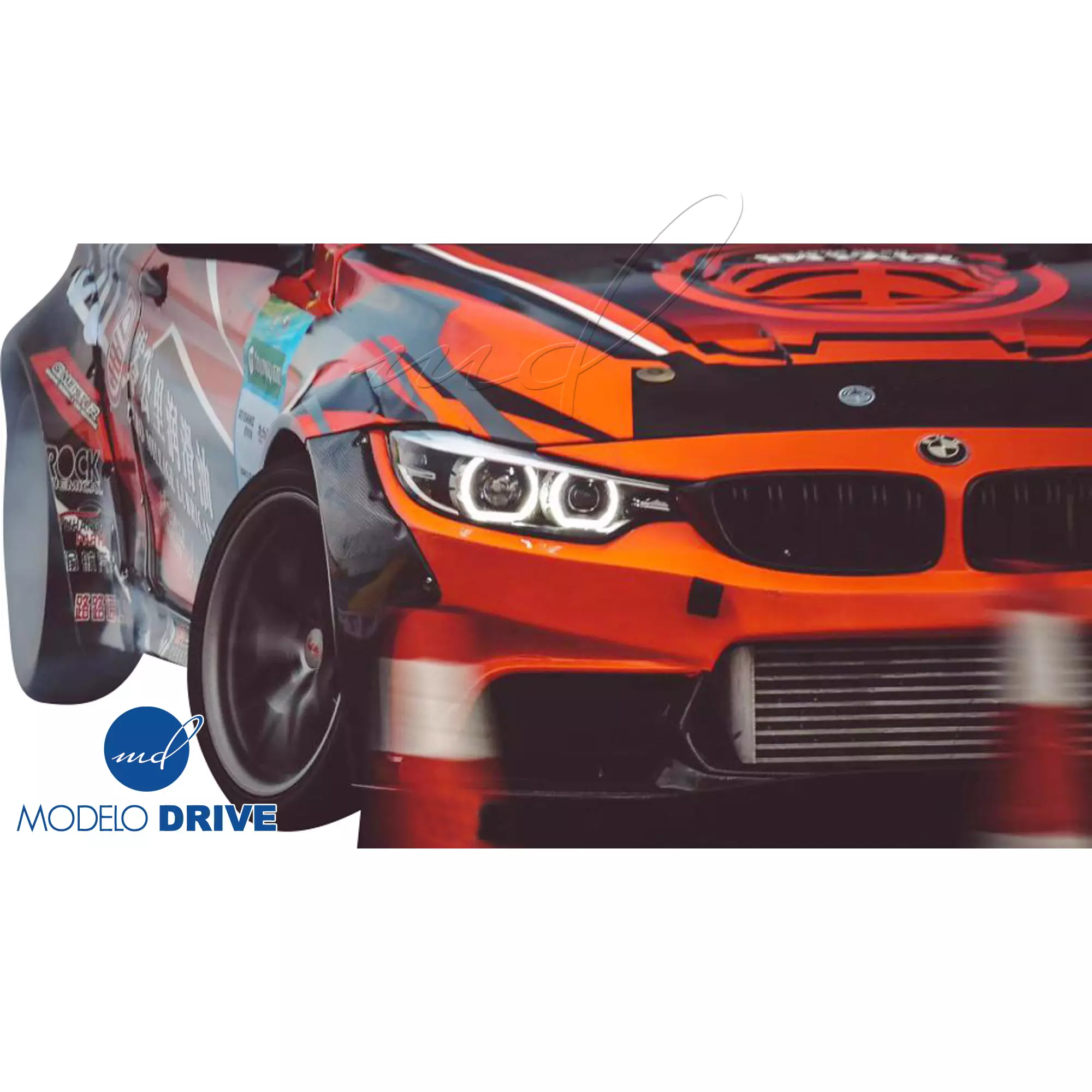 ModeloDrive FRP LBPE Wide Body Kit > BMW 4-Series F32 2014-2020 - Image 53