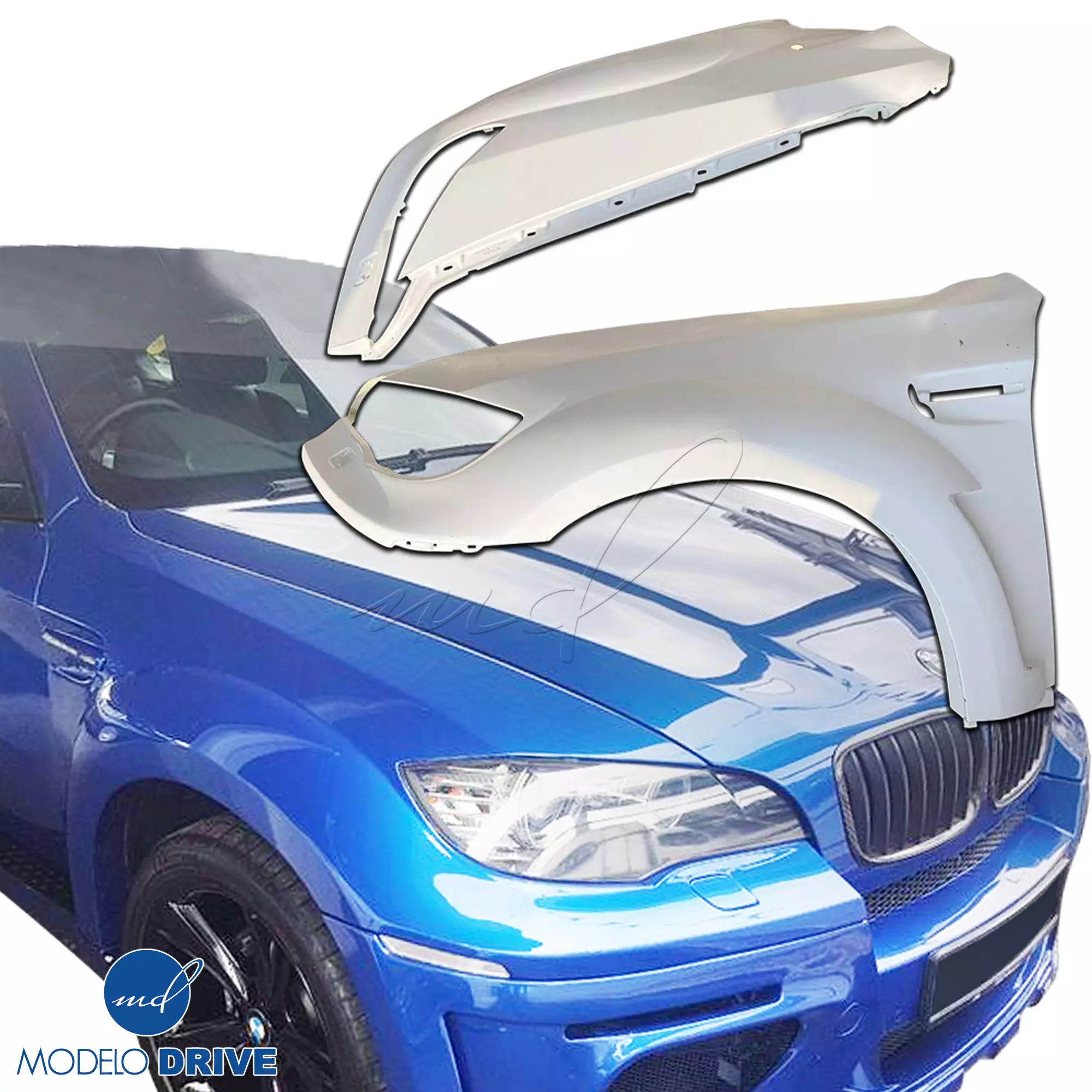 ModeloDrive FRP HAMA Wide Body Kit > BMW X6 E71 2008-2014 - Image 40