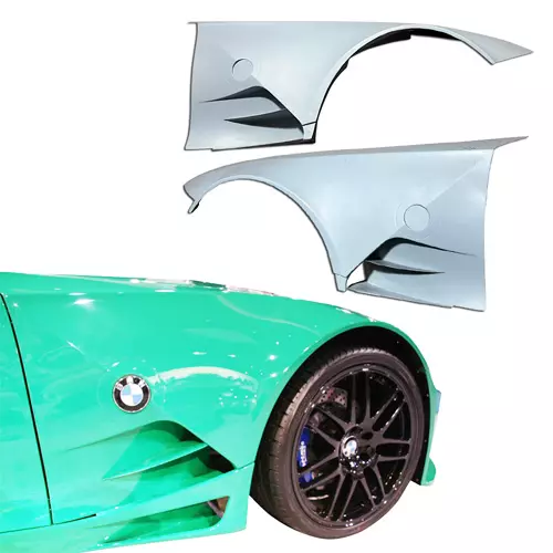 ModeloDrive FRP GTR Wide Body Fenders (front) > BMW Z4 E86 2003-2008 > 3dr Coupe - Image 22