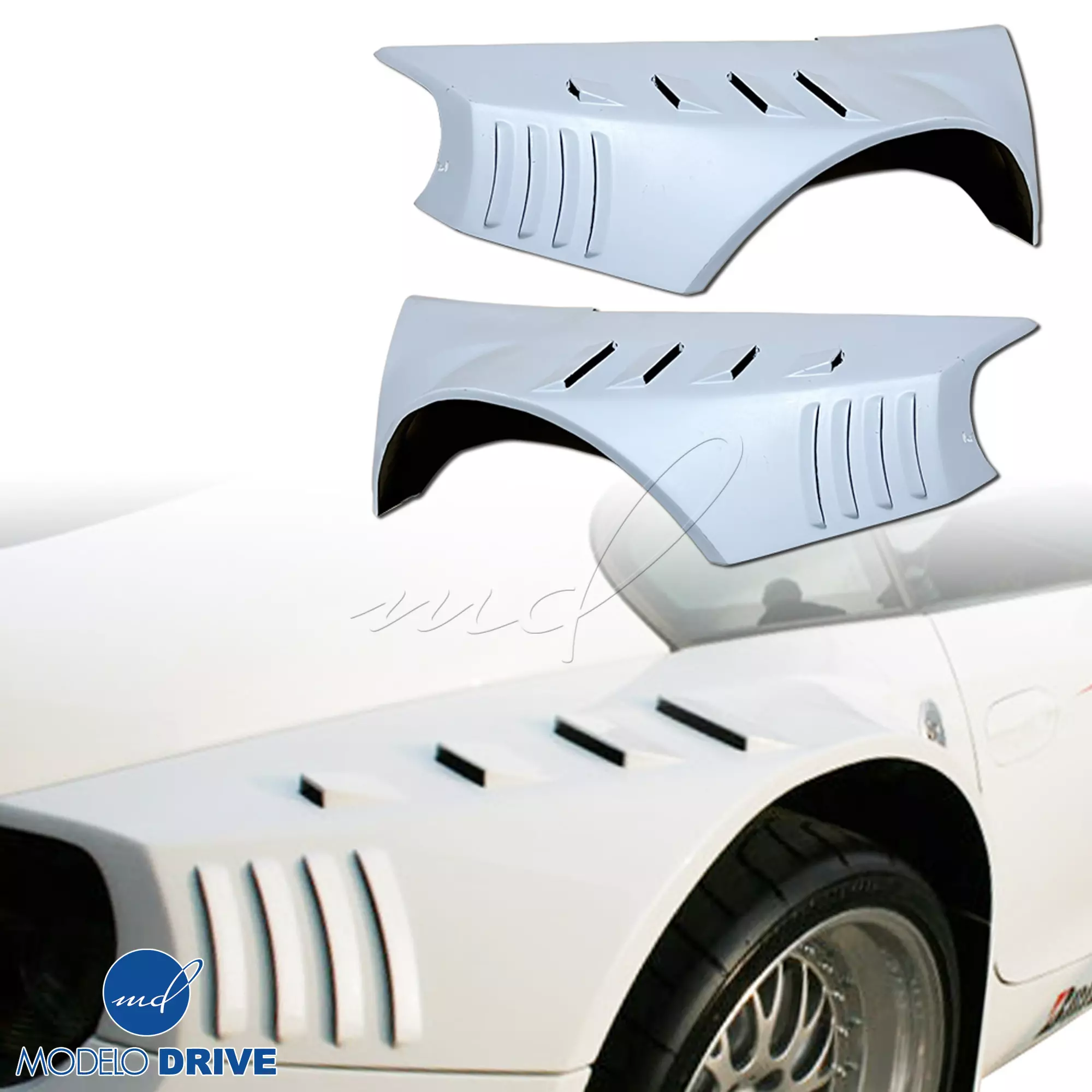 ModeloDrive FRP GTR Wide Body Fenders (rear) > BMW Z4 E86 2003-2008 > 3dr Coupe - Image 30