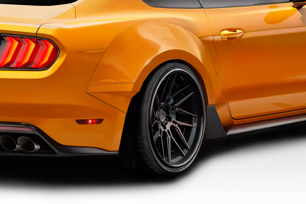 2018-2020 Ford Mustang Couture Urethane Grid Fender Flares 8 pc - Image 4