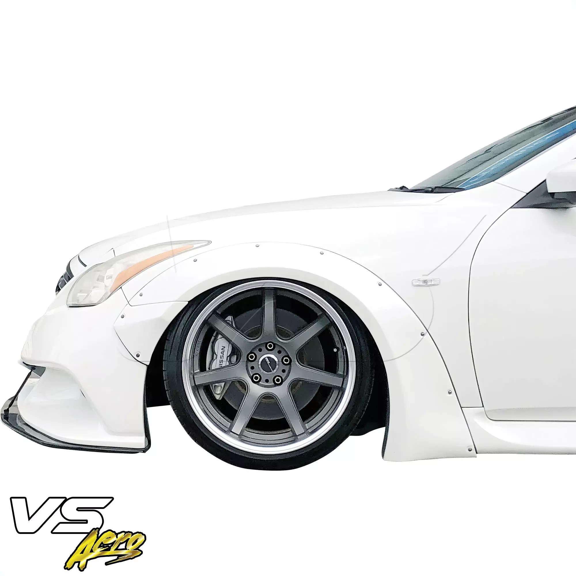 VSaero FRP LBPE Wide Body Fender Flares (front) 4pc > Infiniti G37 Coupe 2008-2015 > 2dr Coupe - Image 1