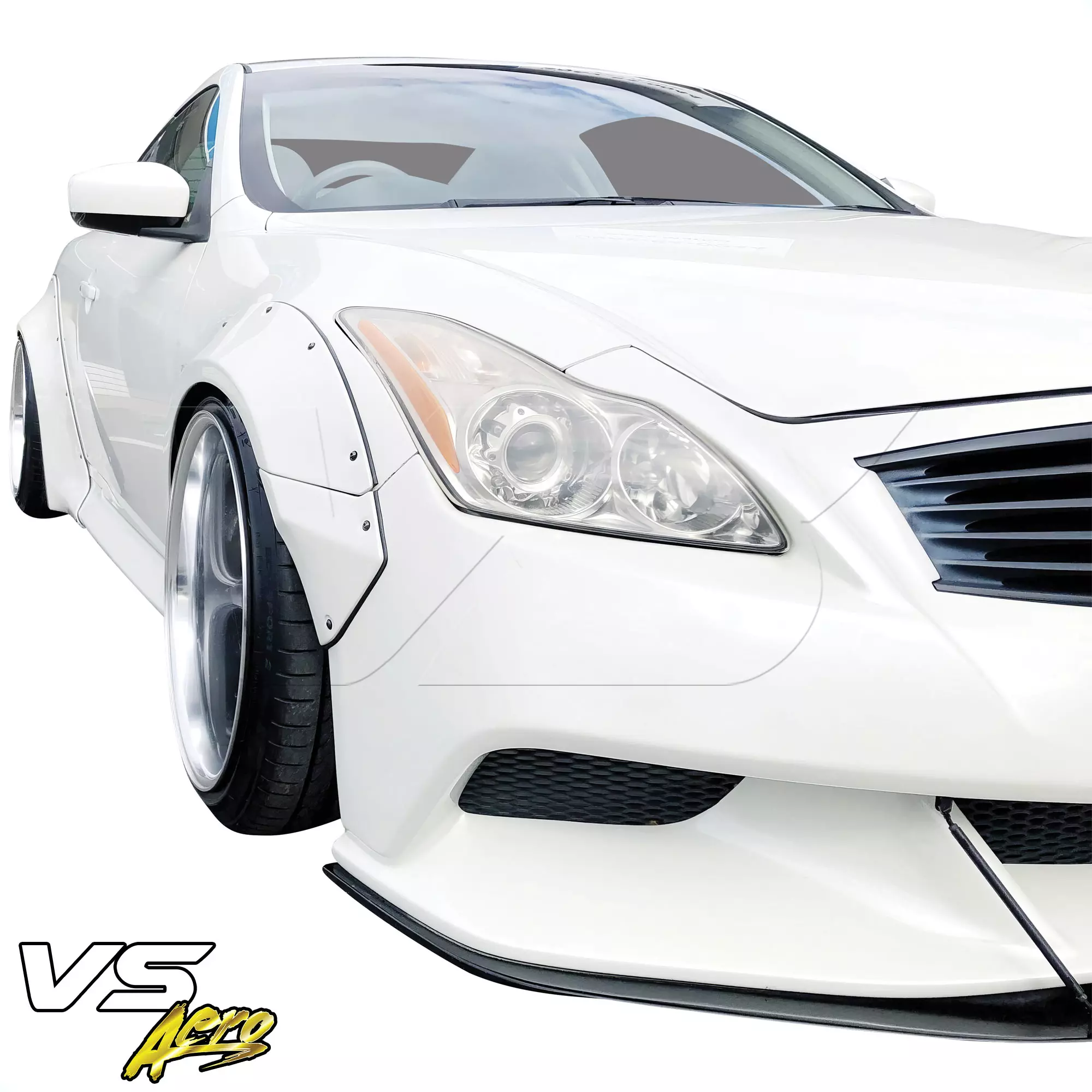 VSaero FRP LBPE Wide Body Fender Flares (front) 4pc > Infiniti G37 Coupe 2008-2015 > 2dr Coupe - Image 3