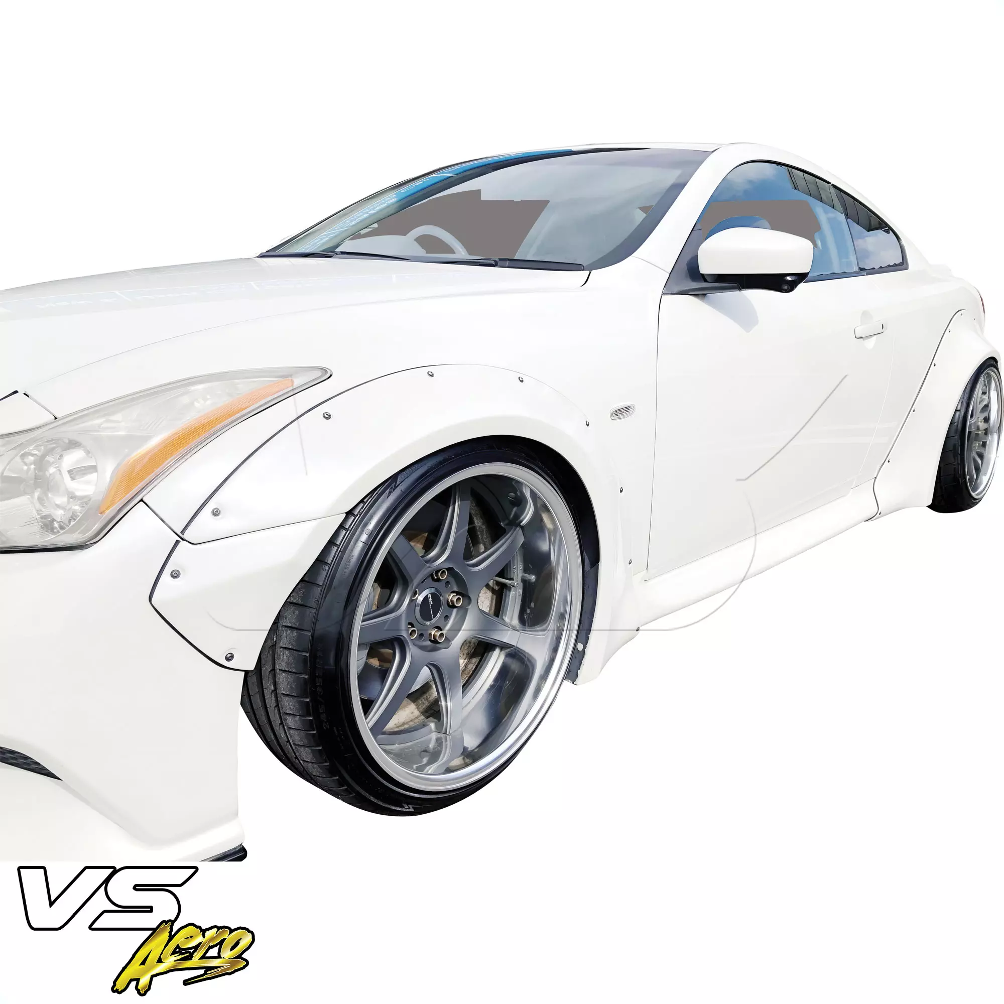 VSaero FRP LBPE Wide Body Fender Flares (front) 4pc > Infiniti G37 Coupe 2008-2015 > 2dr Coupe - Image 7