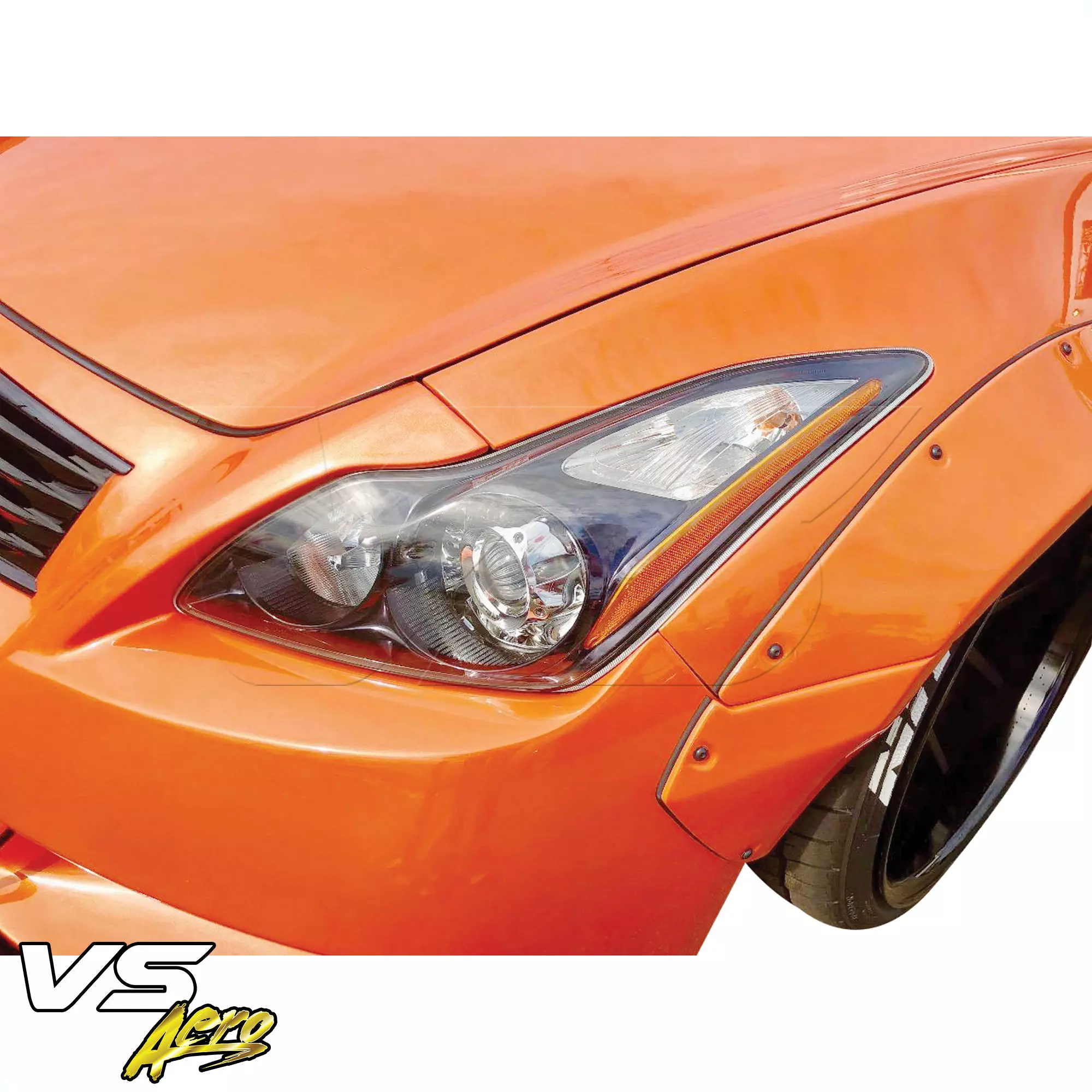 VSaero FRP LBPE Wide Body Fender Flares (front) 4pc > Infiniti G37 Coupe 2008-2015 > 2dr Coupe - Image 9