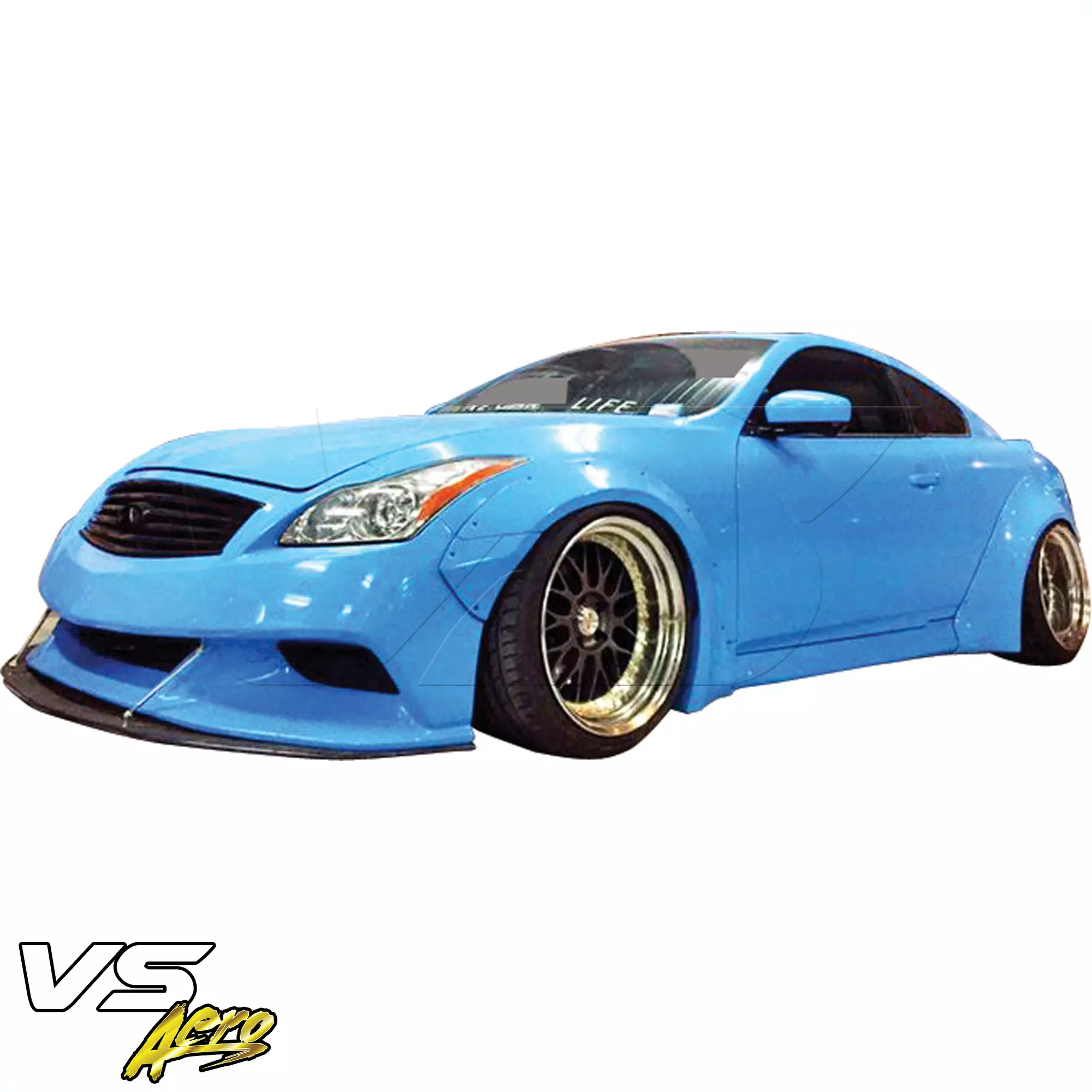 VSaero FRP LBPE Wide Body Fender Flares (front) 4pc > Infiniti G37 Coupe 2008-2015 > 2dr Coupe - Image 40