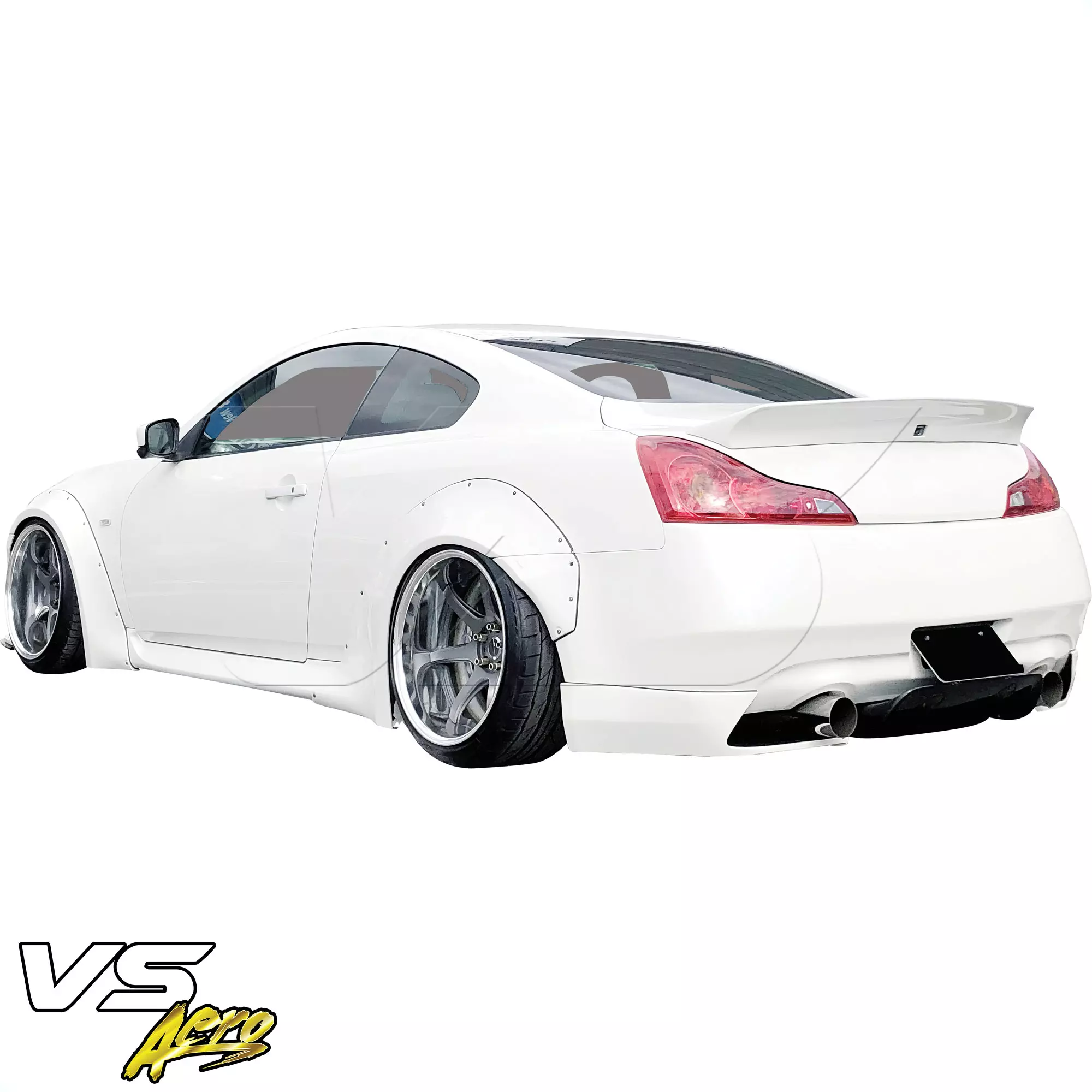 VSaero FRP LBPE Wide Body Fender Flares (rear) 4pc > Infiniti G37 Coupe 2008-2015 > 2dr Coupe - Image 2