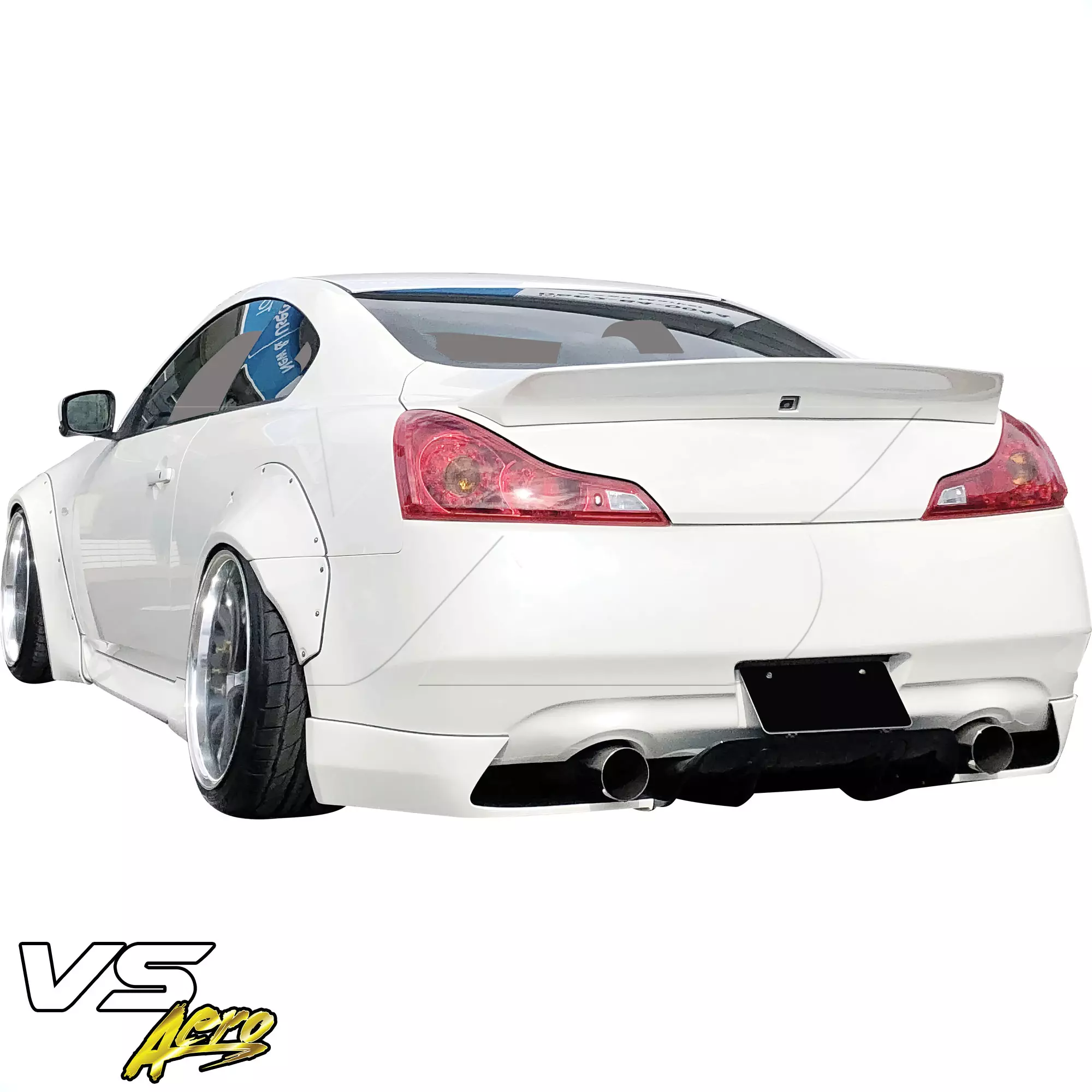 VSaero FRP LBPE Wide Body Fender Flares (rear) 4pc > Infiniti G37 Coupe 2008-2015 > 2dr Coupe - Image 3