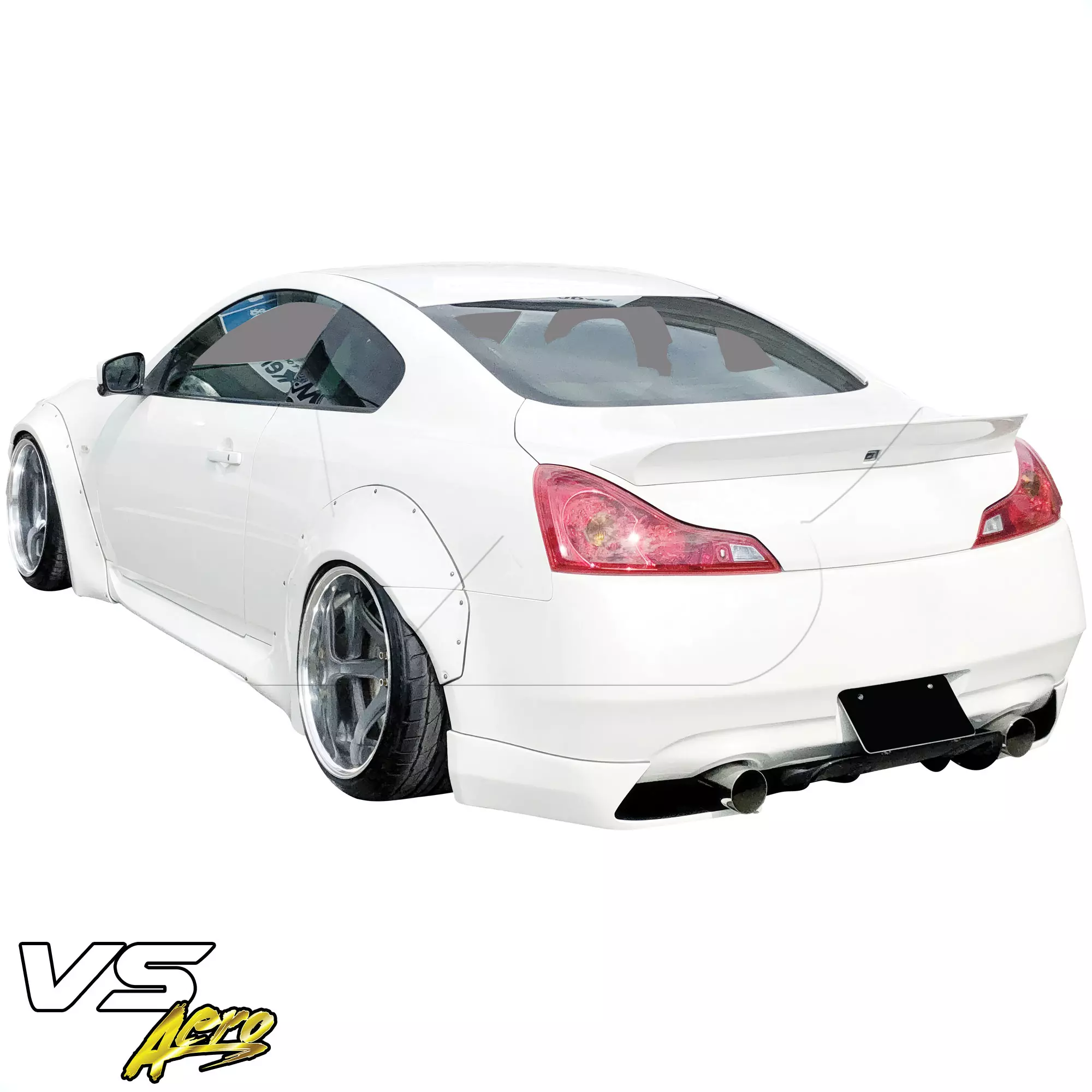 VSaero FRP LBPE Wide Body Fender Flares (rear) 4pc > Infiniti G37 Coupe 2008-2015 > 2dr Coupe - Image 4
