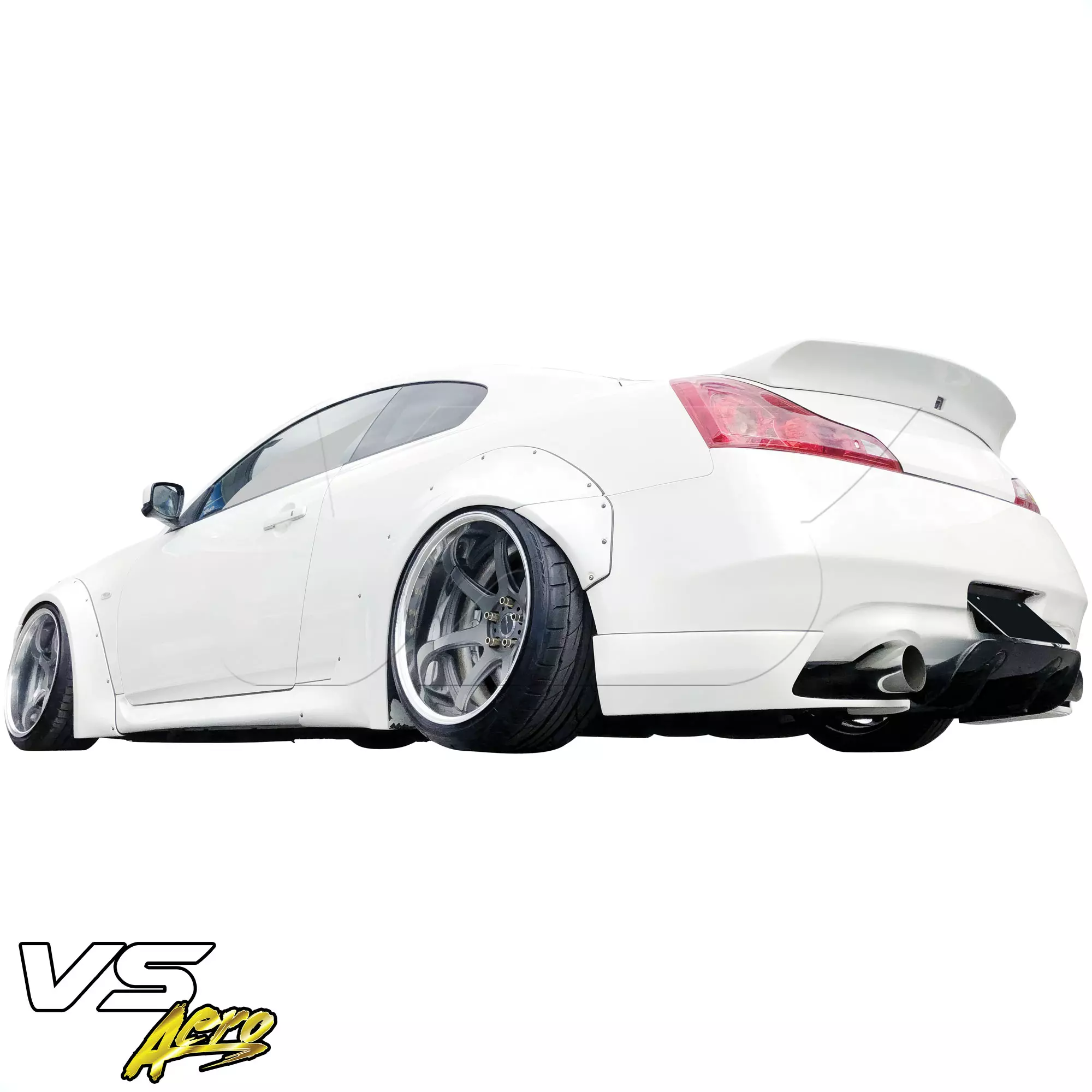 VSaero FRP LBPE Wide Body Fender Flares (rear) 4pc > Infiniti G37 Coupe 2008-2015 > 2dr Coupe - Image 5