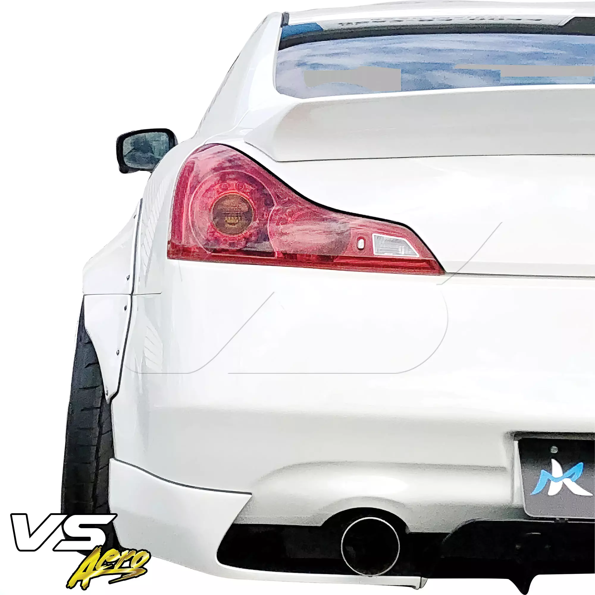 VSaero FRP LBPE Wide Body Fender Flares (rear) 4pc > Infiniti G37 Coupe 2008-2015 > 2dr Coupe - Image 33