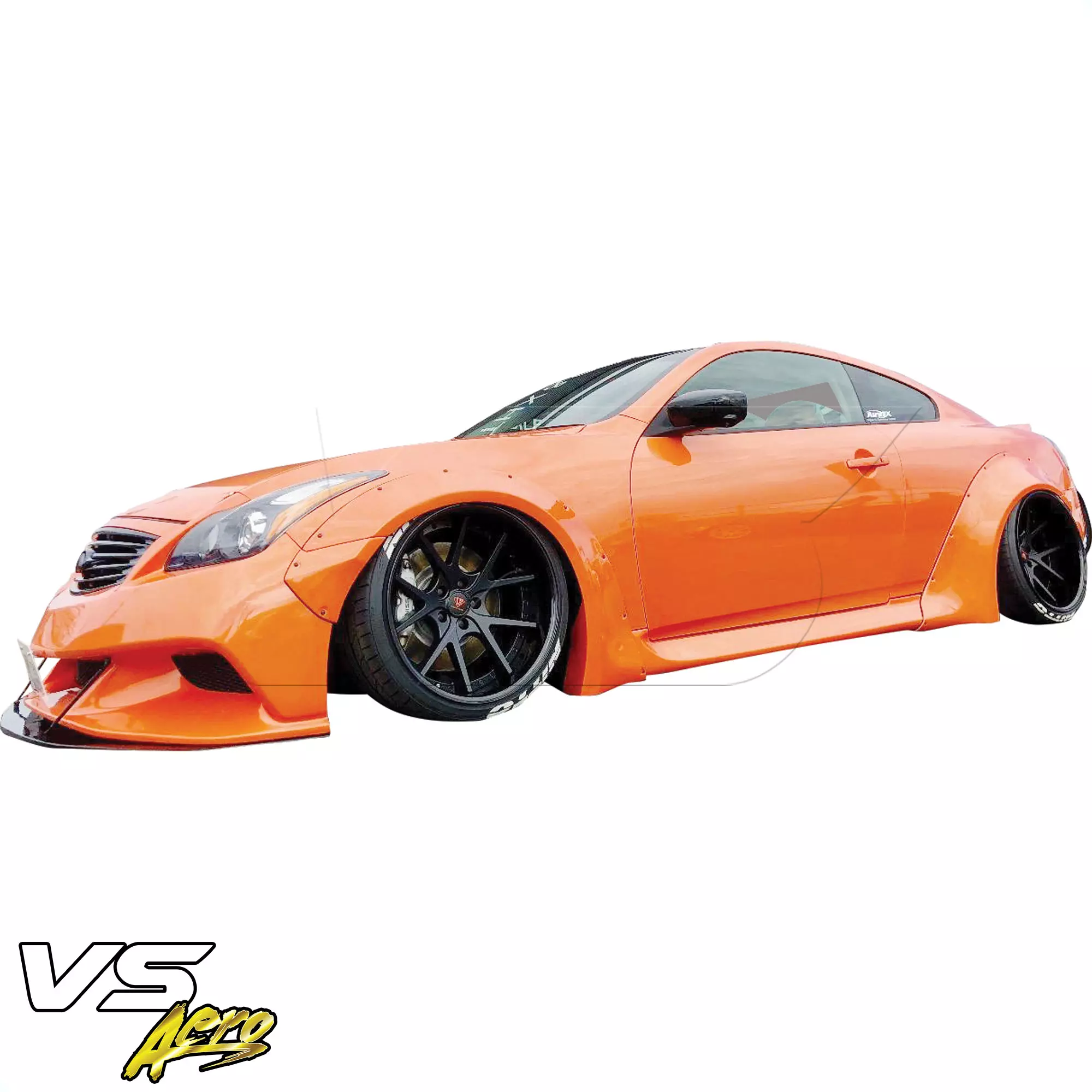 VSaero FRP LBPE Wide Body Fender Flares (rear) 4pc > Infiniti G37 Coupe 2008-2015 > 2dr Coupe - Image 13