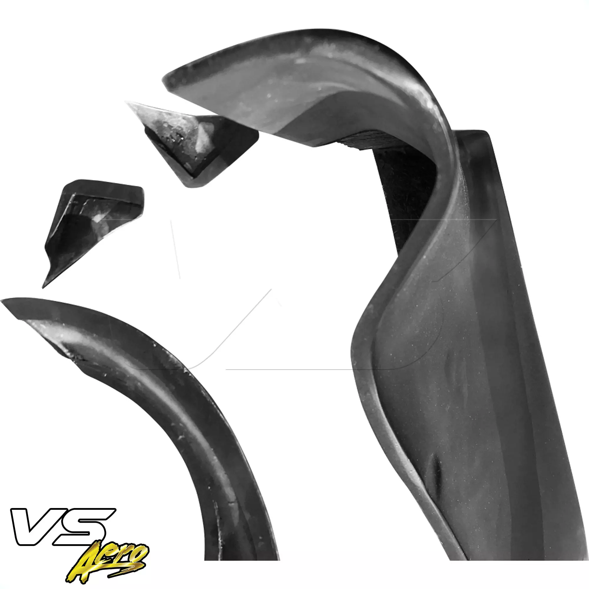 VSaero FRP LBPE Wide Body Fender Flares (rear) 4pc > Infiniti G37 Coupe 2008-2015 > 2dr Coupe - Image 18