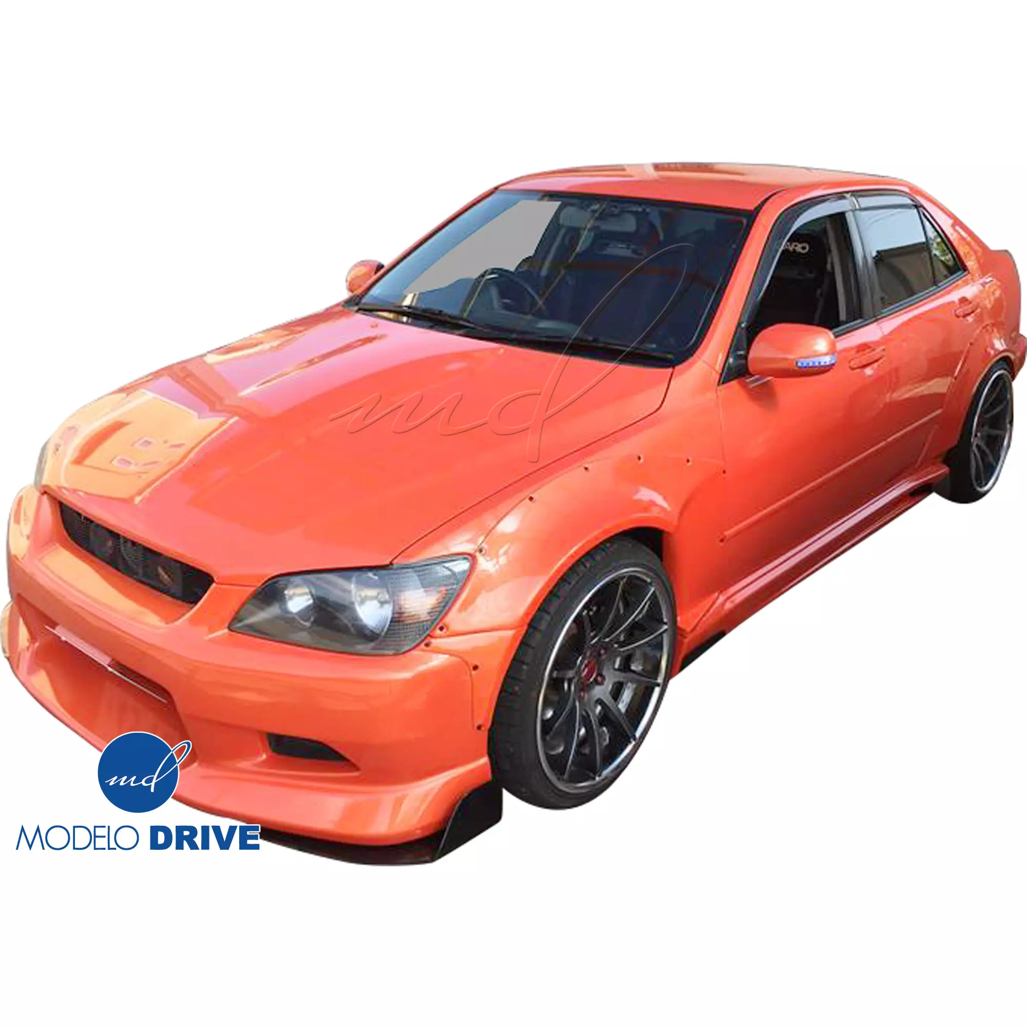 ModeloDrive FRP MSV Wide Body 30/65 Fender Flare Set 8pc > Lexus IS Series IS300 2000-2005> 4dr - Image 25