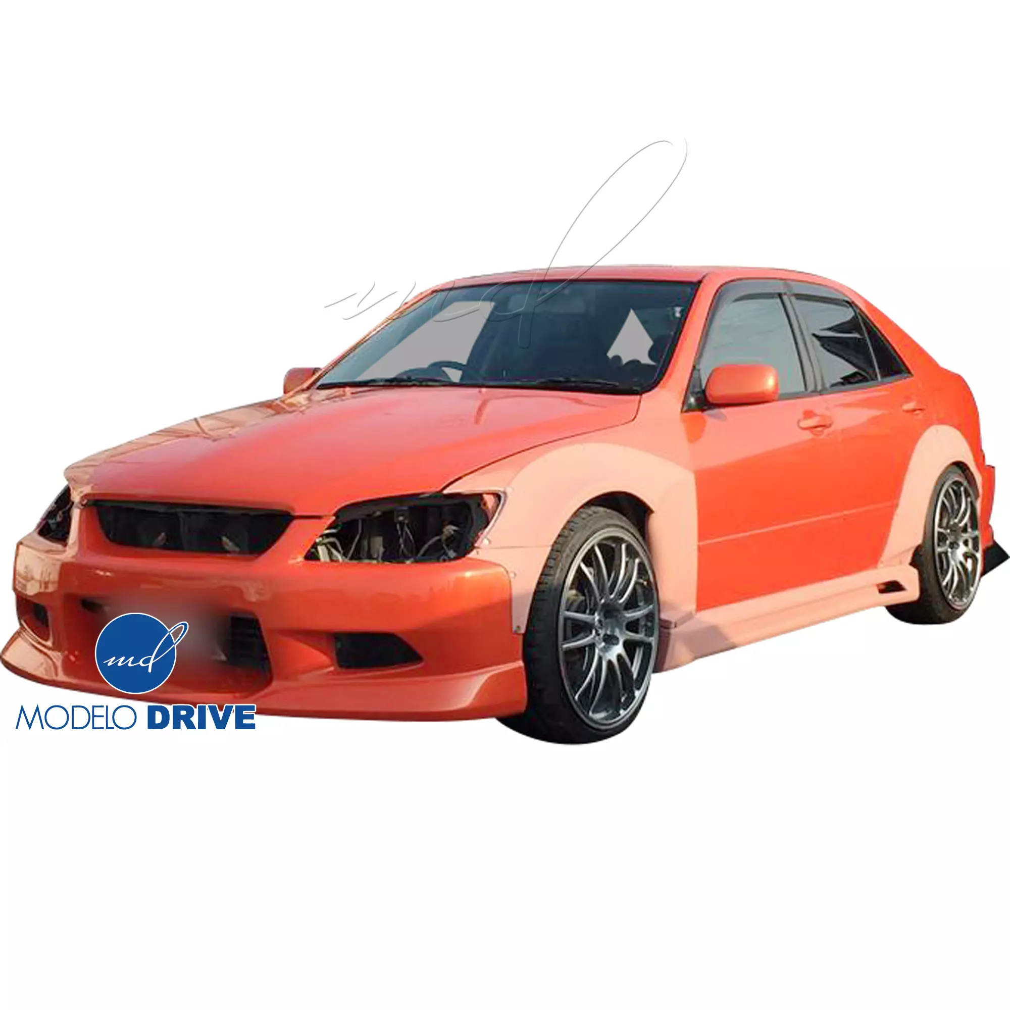 ModeloDrive FRP MSV Wide Body 40mm Fender Flares (front) 4pc > Lexus IS Series IS300 2000-2005> 4dr - Image 28
