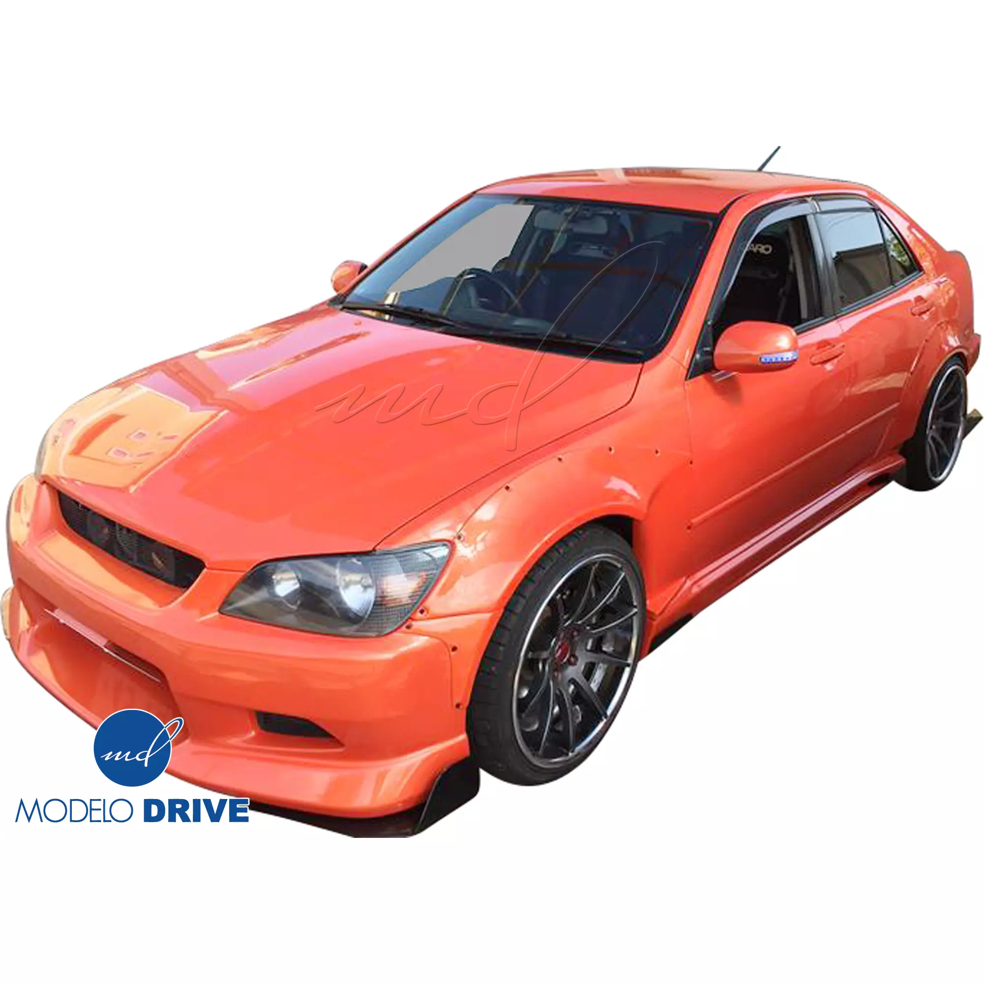ModeloDrive FRP MSV Wide Body 30/65 Fender Flare Set 8pc > Lexus IS Series IS300 2000-2005> 4dr - Image 30