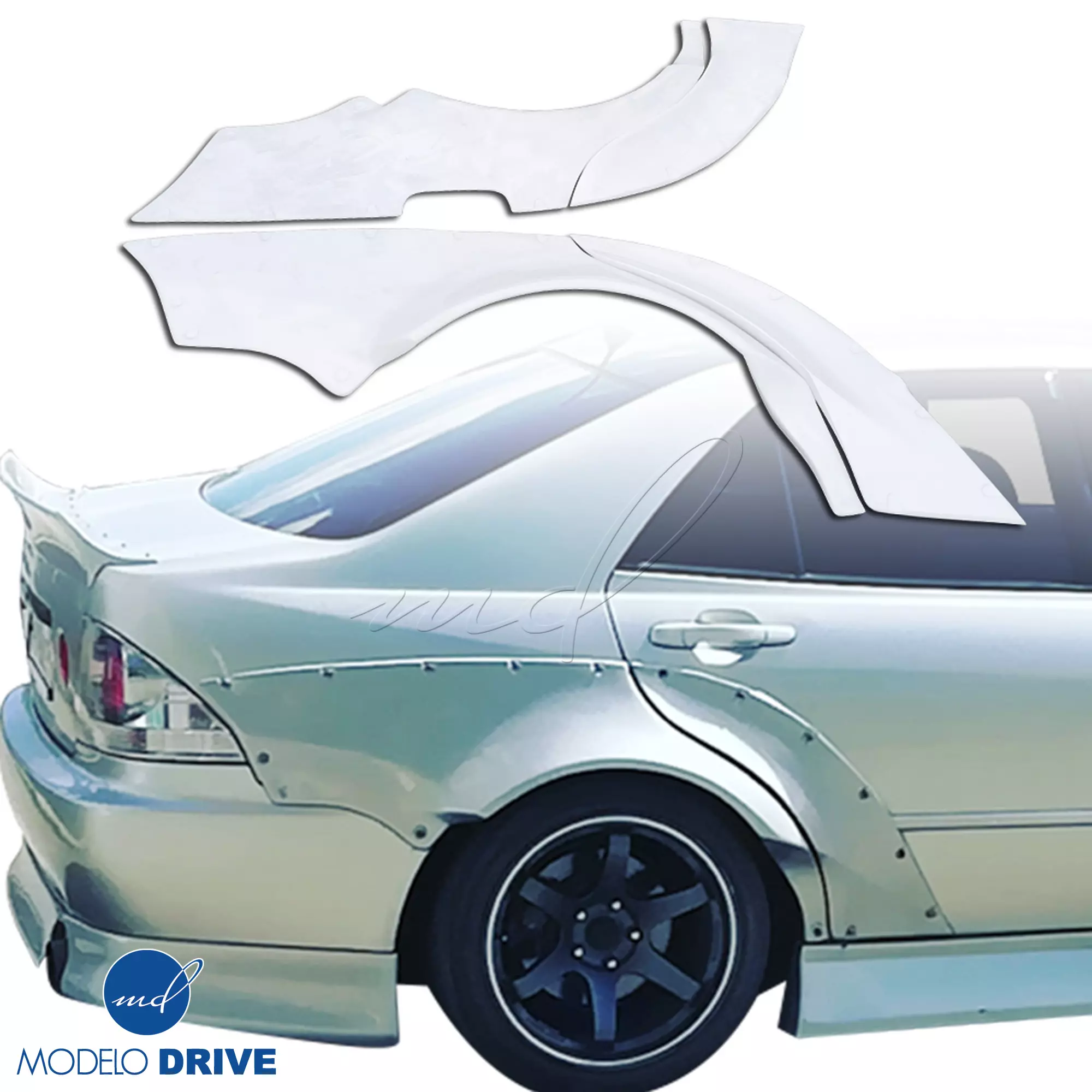 ModeloDrive FRP MSV Wide Body 65mm Fender Flares (rear) 6pc > Lexus IS Series IS300 2000-2005> 4dr - Image 1