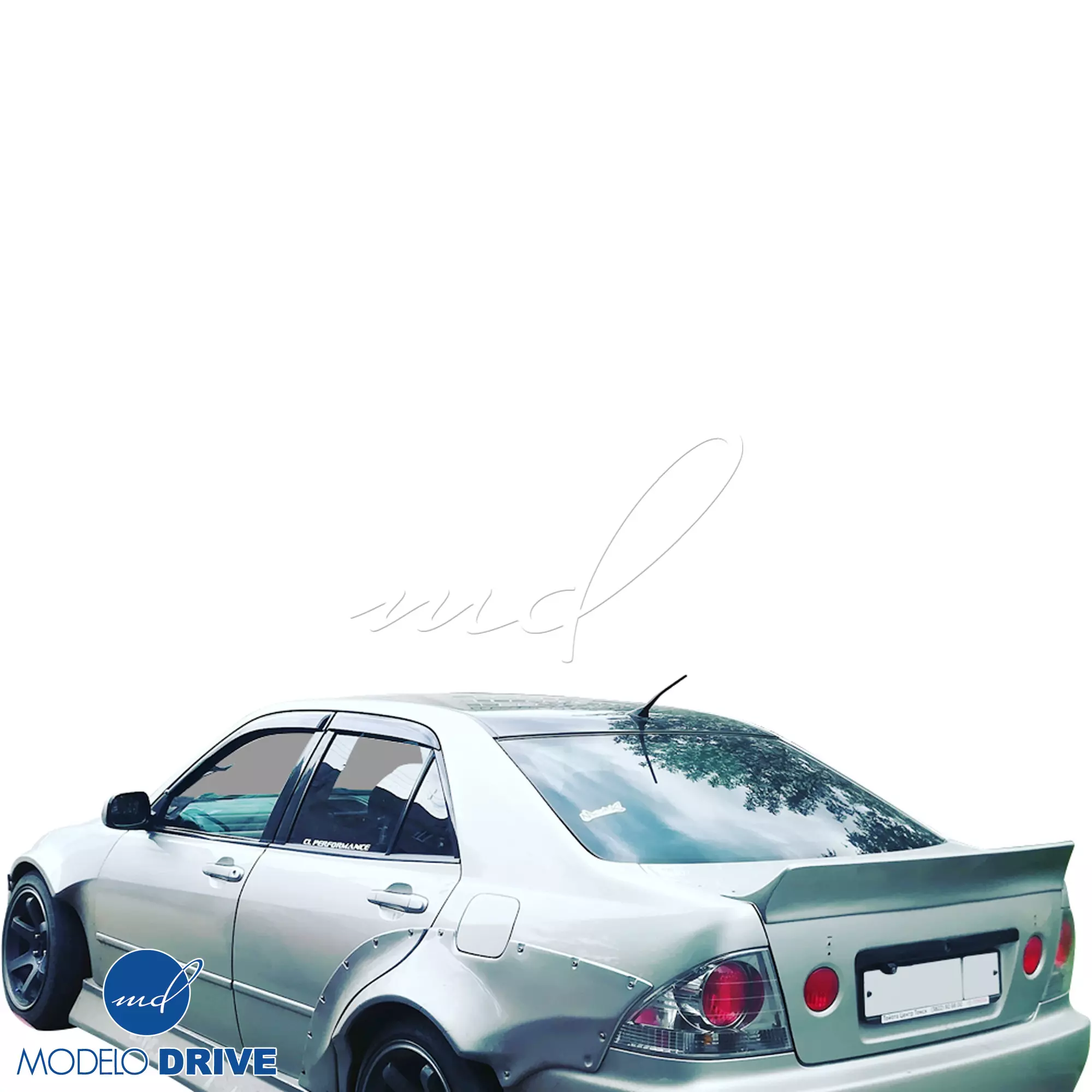 ModeloDrive FRP MSV Wide Body 65mm Fender Flares (rear) 6pc > Lexus IS Series IS300 2000-2005> 4dr - Image 5