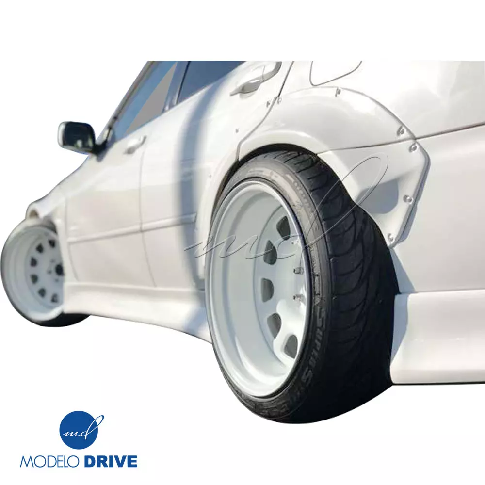 ModeloDrive FRP MSV Wide Body 65mm Fender Flares (rear) 6pc > Lexus IS Series IS300 2000-2005> 4dr - Image 7