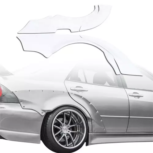 ModeloDrive FRP MSV Wide Body 30/65 Fender Flare Set 8pc > Lexus IS Series IS300 2000-2005> 4dr - Image 71
