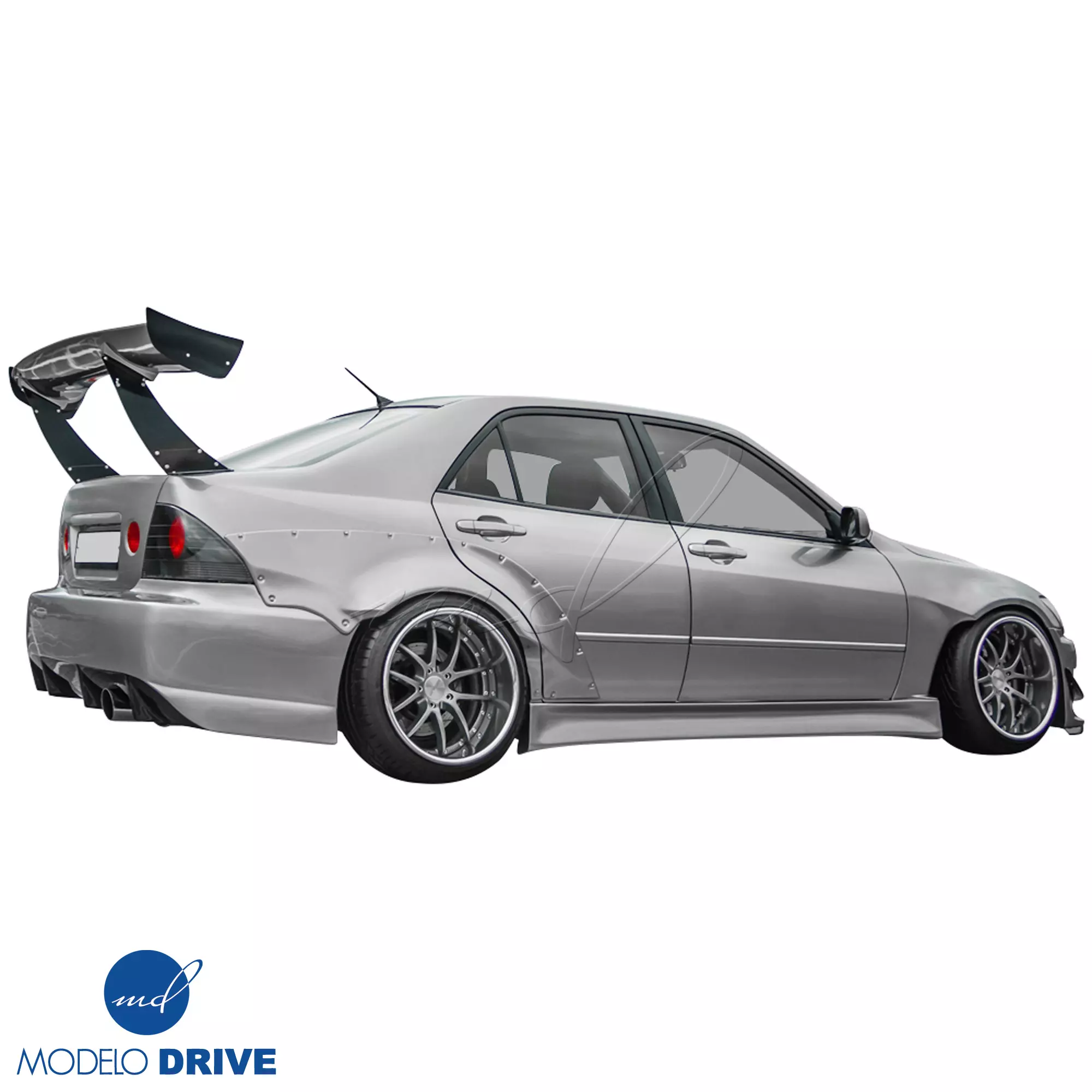 ModeloDrive FRP MSV Wide Body 65mm Fender Flares (rear) 6pc > Lexus IS Series IS300 2000-2005> 4dr - Image 11