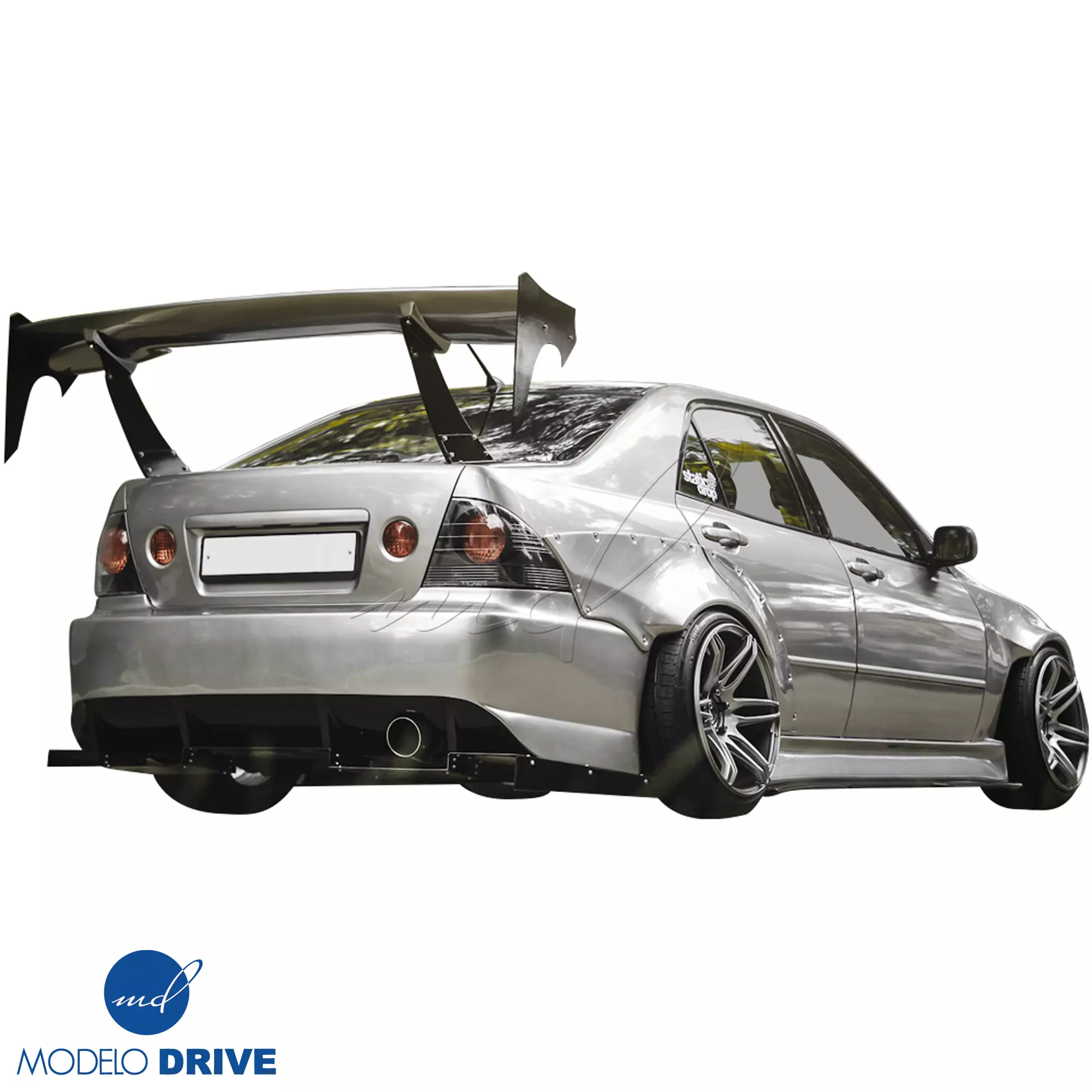 ModeloDrive FRP MSV Wide Body 30/65 Fender Flare Set 8pc > Lexus IS Series IS300 2000-2005> 4dr - Image 46