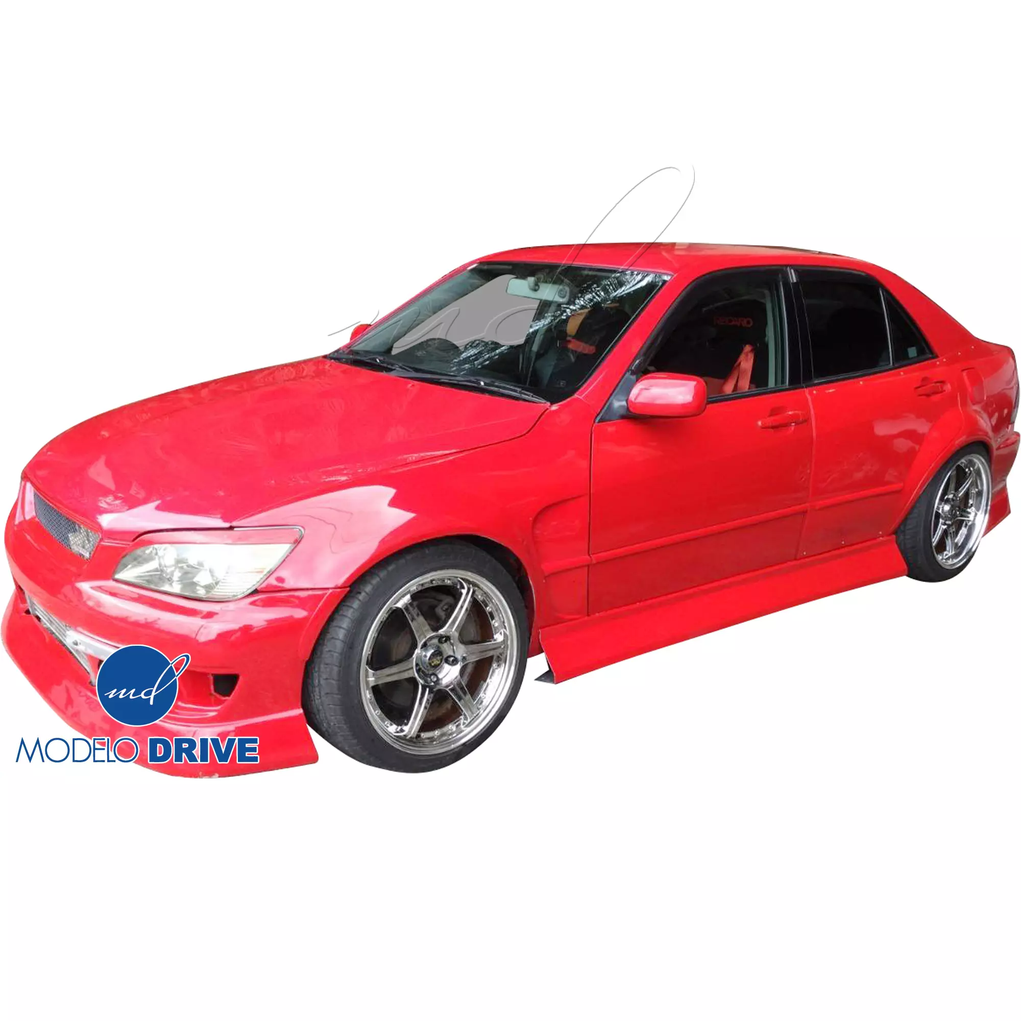 ModeloDrive FRP BSPO Wide Body Kit 12pc > Lexus IS Series IS300 2000-2005> 4dr - Image 50