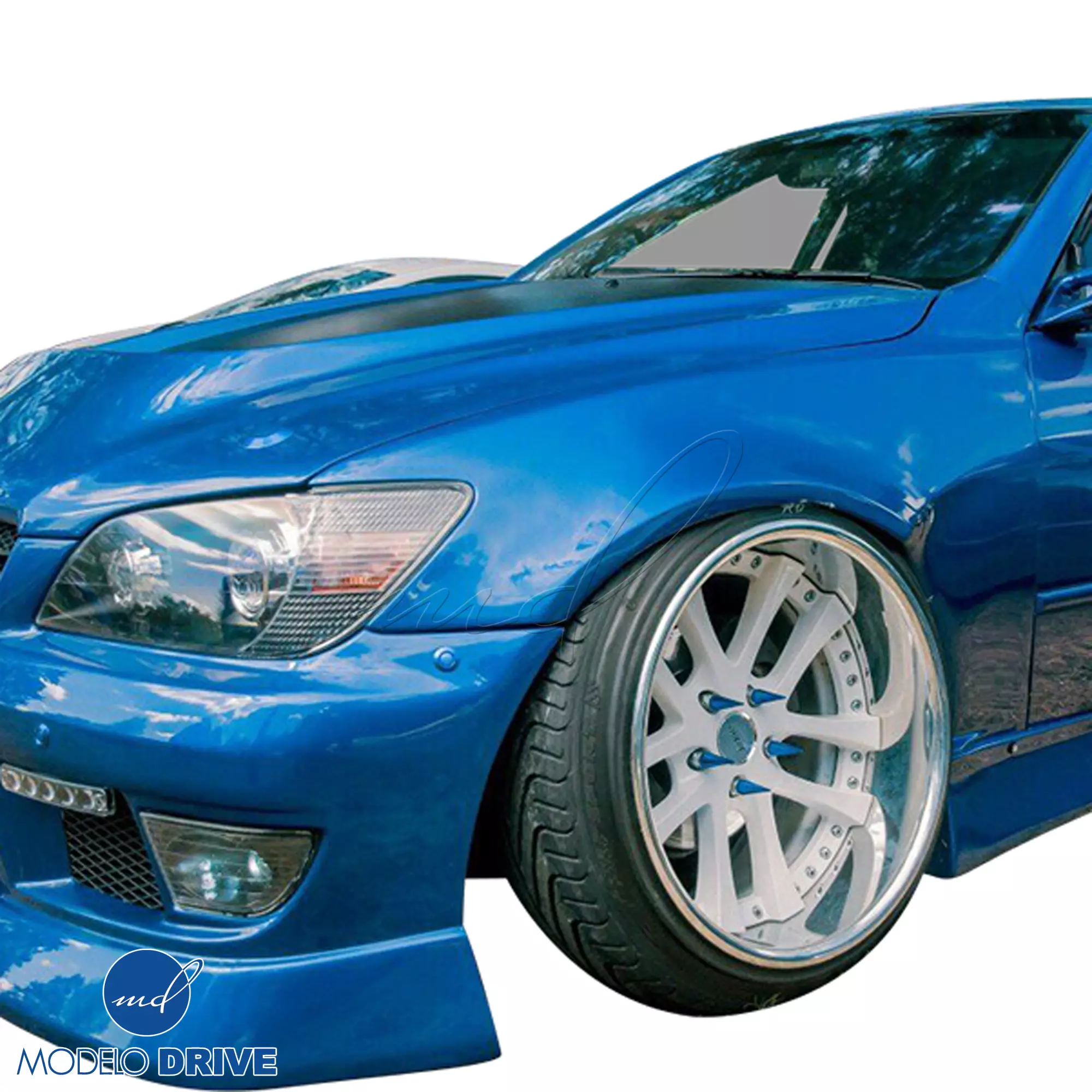 ModeloDrive FRP MSV Wide Body 30mm Fender Flares (front) 2pc > Lexus IS Series IS300 2000-2005> 4dr - Image 8