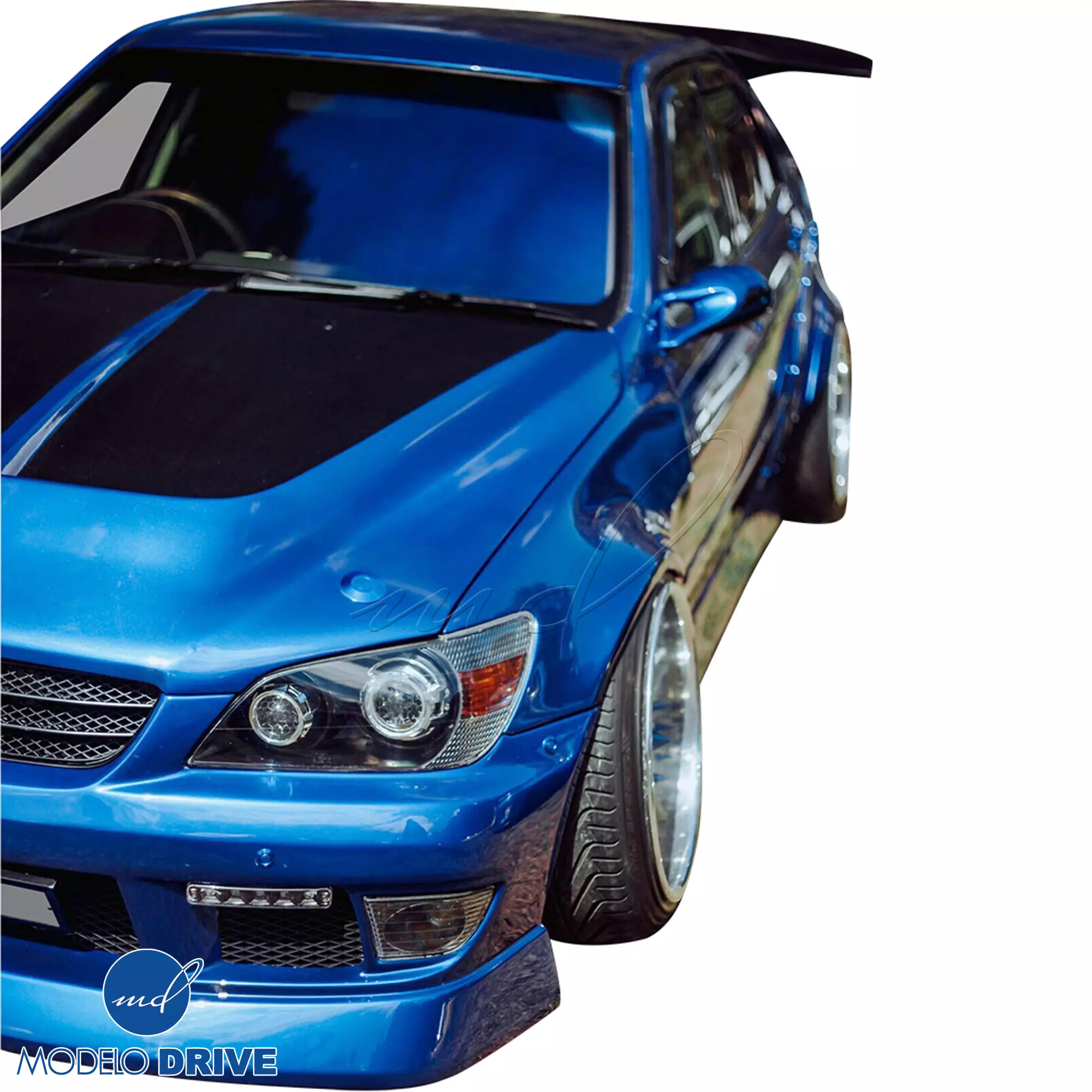 ModeloDrive FRP MSV Wide Body 30mm Fender Flares (front) 2pc > Lexus IS Series IS300 2000-2005> 4dr - Image 14