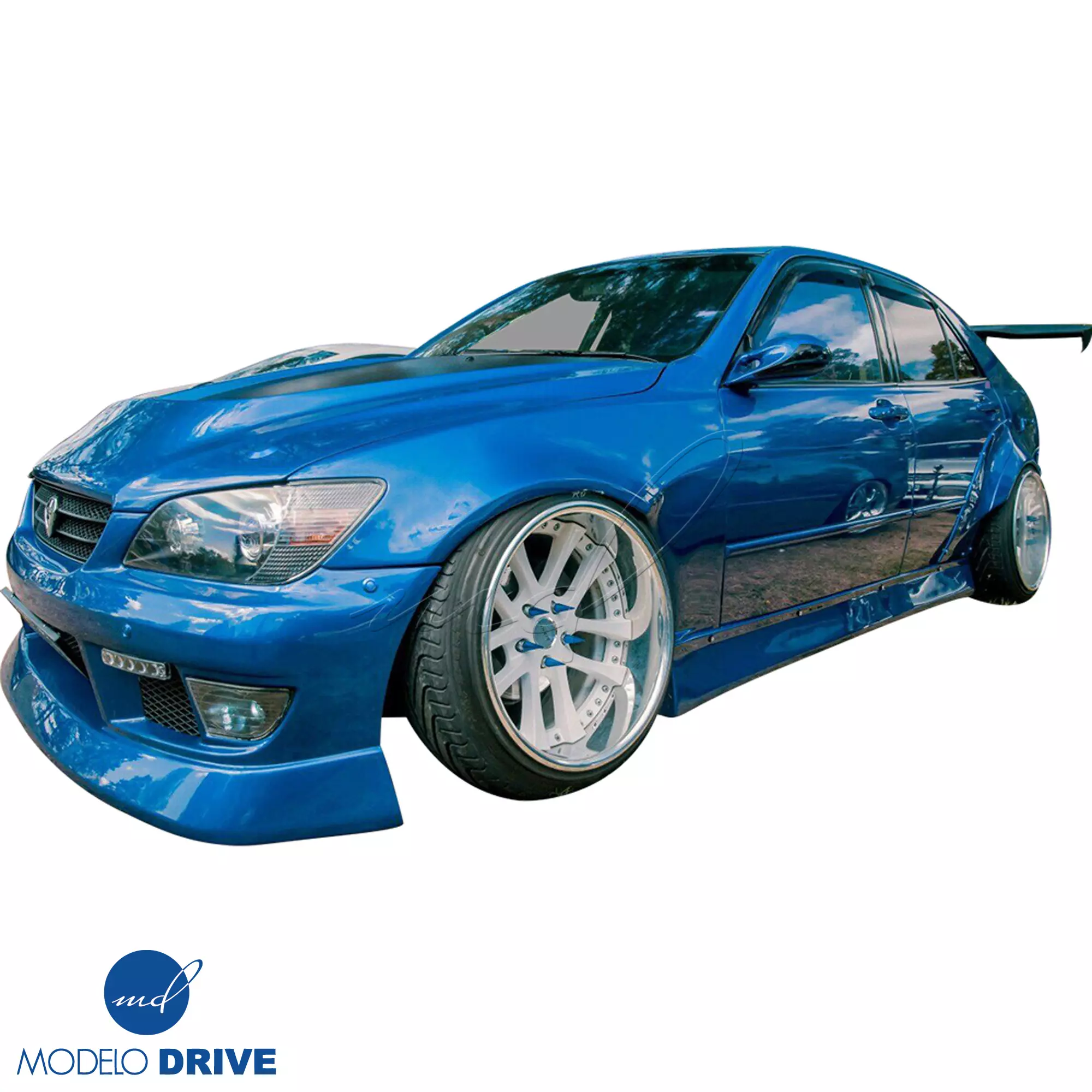 ModeloDrive FRP MSV Wide Body 30mm Fender Flares (front) 2pc > Lexus IS Series IS300 2000-2005> 4dr - Image 16